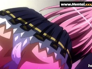 ホットな角質の秘書がベッドで激しく叩いたクリームパイ