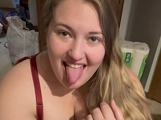 Hot bbw wife blowjob acquisition bargain cum !! dengan senyuman