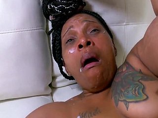 GG Warrior Struggles Object Fucked In Both Holes