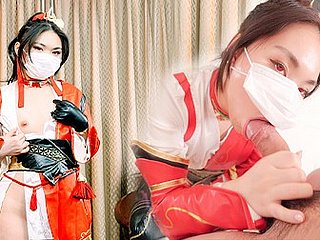 Yun Ying Chllange ที่ได้รับ Orgasim First, ofc, She Gobble up และ Creampie ในหีของเธอ