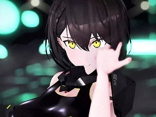 Thick Sex-Android - ہاٹ ڈانس + دھیرے دھیرے کپڑے اتارنے (3D HENTAI)
